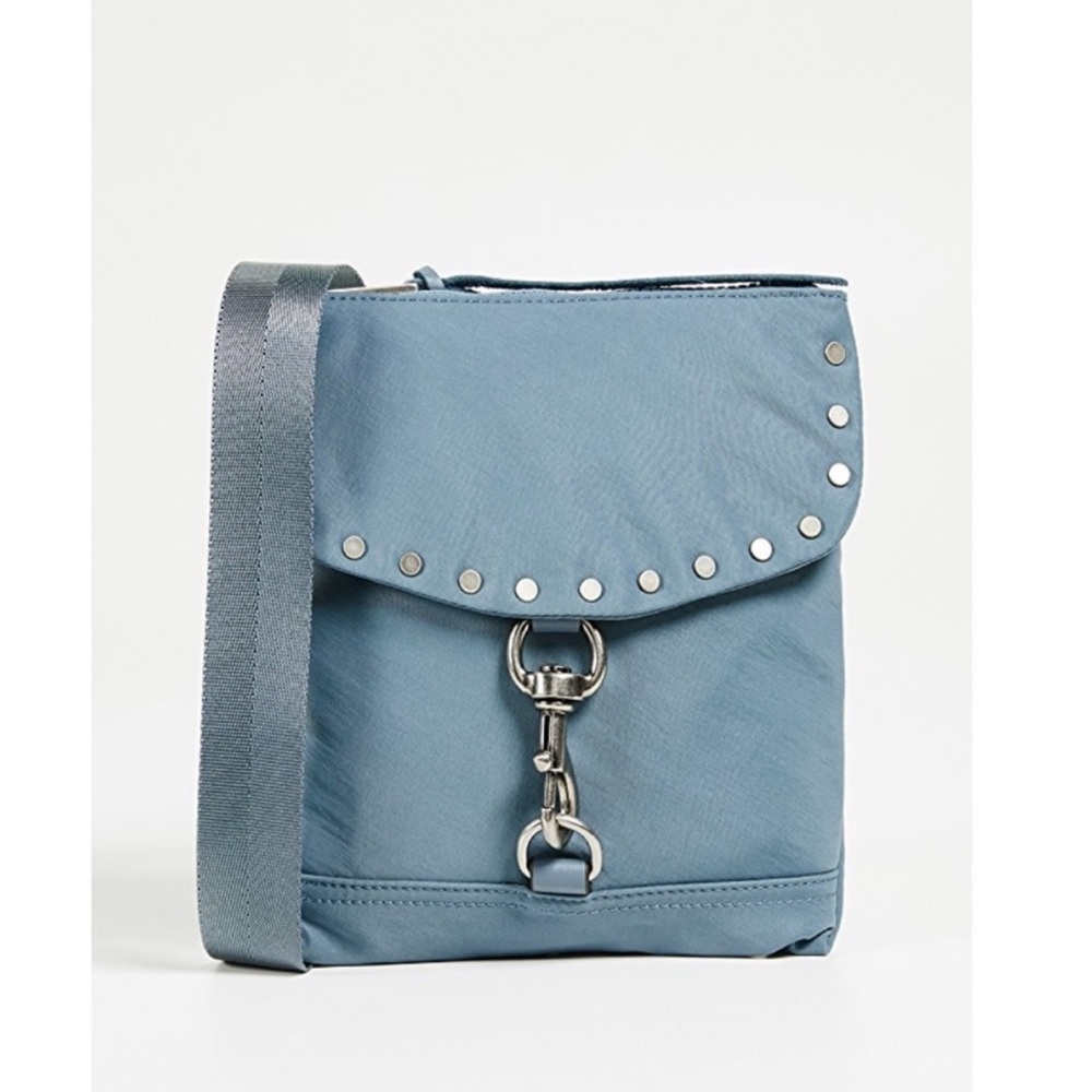 Rebecca Minkoff Studded Blue Crossbody Bag